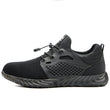 Load image into Gallery viewer, Left sideview of black Defender Pro shoe 800 × 800