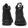 Load image into Gallery viewer, Front and back view of black high top pair of Commando shoes 800 x 800
