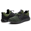 Ladda upp bild till gallerivisning, Front and back angled view of green and black Defender Pro shoes 800 x 800
