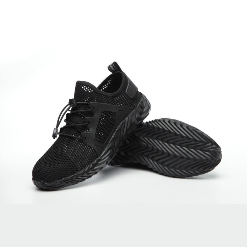Top and bottom shown: Pair of black Defender Shoes 800 x 800