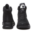 Bild in Galerie-Viewer laden, Front and back view of black high top pair of Commando shoes 800 x 800
